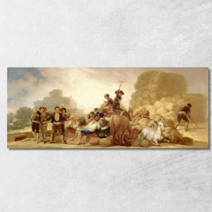 L'Aia Francisco de Goya fgy67 quadro stampato su tela