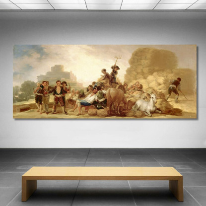 L'Aia Francisco de Goya fgy67 quadro stampato su tela