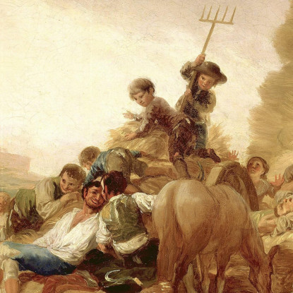 L'Aia Francisco de Goya fgy67 quadro stampato su tela