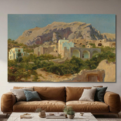 Capri Frederic Leighton flg9 quadro stampato su tela