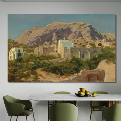 Capri Frederic Leighton flg9 quadro stampato su tela