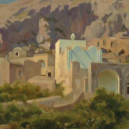 Capri Frederic Leighton flg9 quadro stampato su tela
