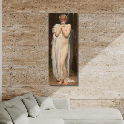Crenaia La Ninfa Del Dargle Frederic Leighton flg13 quadro stampato su tela