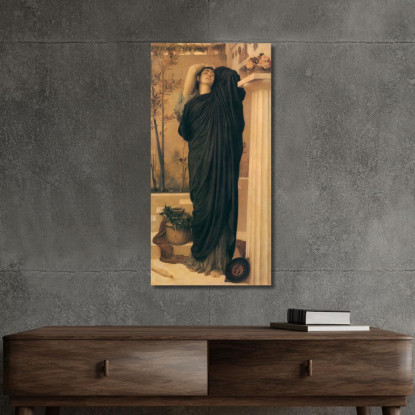 Elettra Alla Tomba Di Agamennone Frederic Leighton flg17 quadro stampato su tela