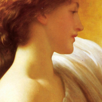 Ragazza Con Un Cesto Di Frutta Data Frederic Leighton flg23 quadro stampato su tela