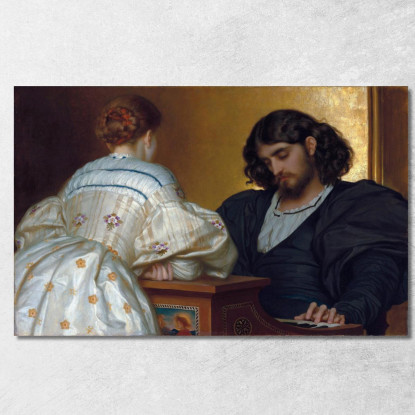 Ore D'Oro Frederic Leighton flg24 quadro stampato su tela