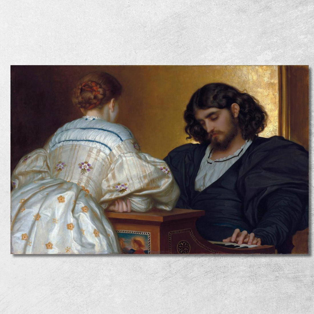 Ore D'Oro Frederic Leighton flg24 quadro stampato su tela
