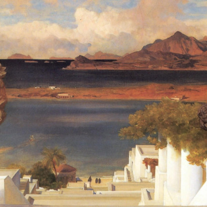 Ragazze Greche Che Giocano A Palla Frederic Leighton flg25 quadro stampato su tela