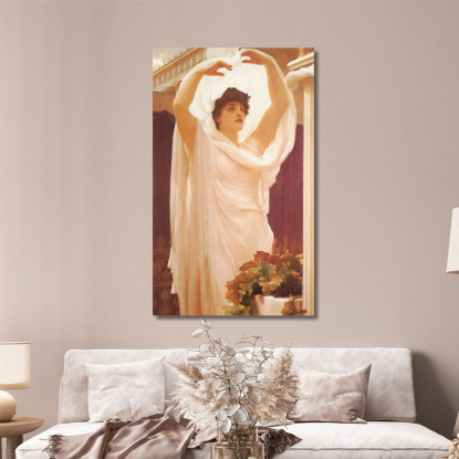 Invocazione Frederic Leighton flg29 quadro stampato su tela