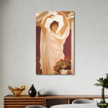 Invocazione Frederic Leighton flg29 quadro stampato su tela