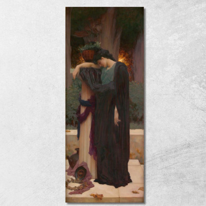 Lacrime Frederic Leighton flg32 quadro stampato su tela