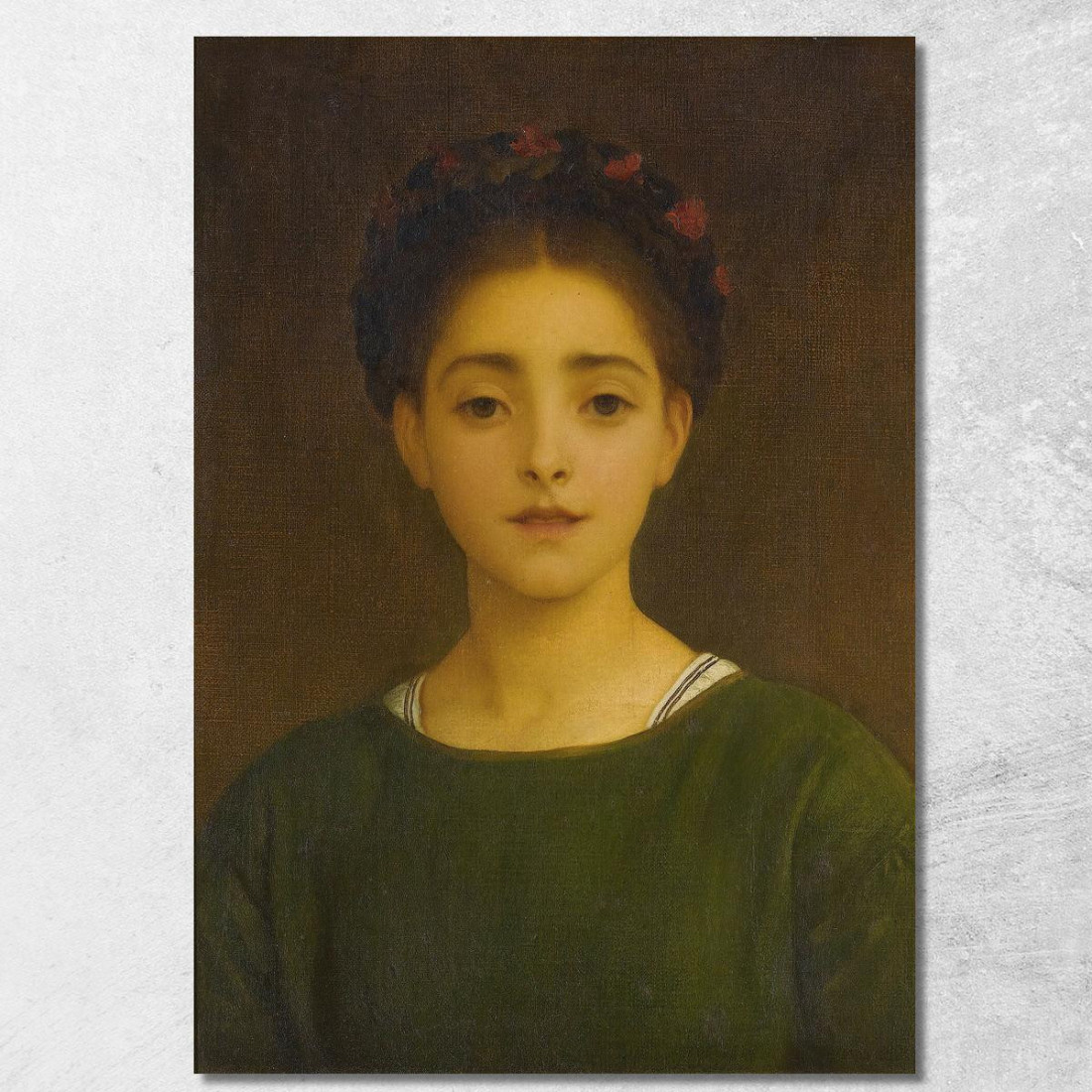 Leandra Frederic Leighton flg33 quadro stampato su tela