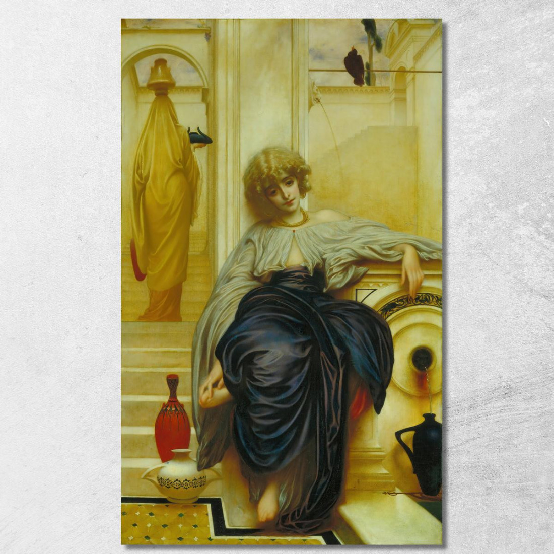 Canzoni Senza Parole Frederic Leighton flg34 quadro stampato su tela