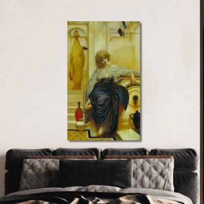 Canzoni Senza Parole Frederic Leighton flg34 quadro stampato su tela