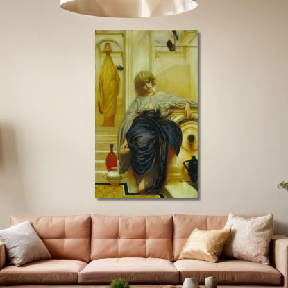 Canzoni Senza Parole Frederic Leighton flg34 quadro stampato su tela