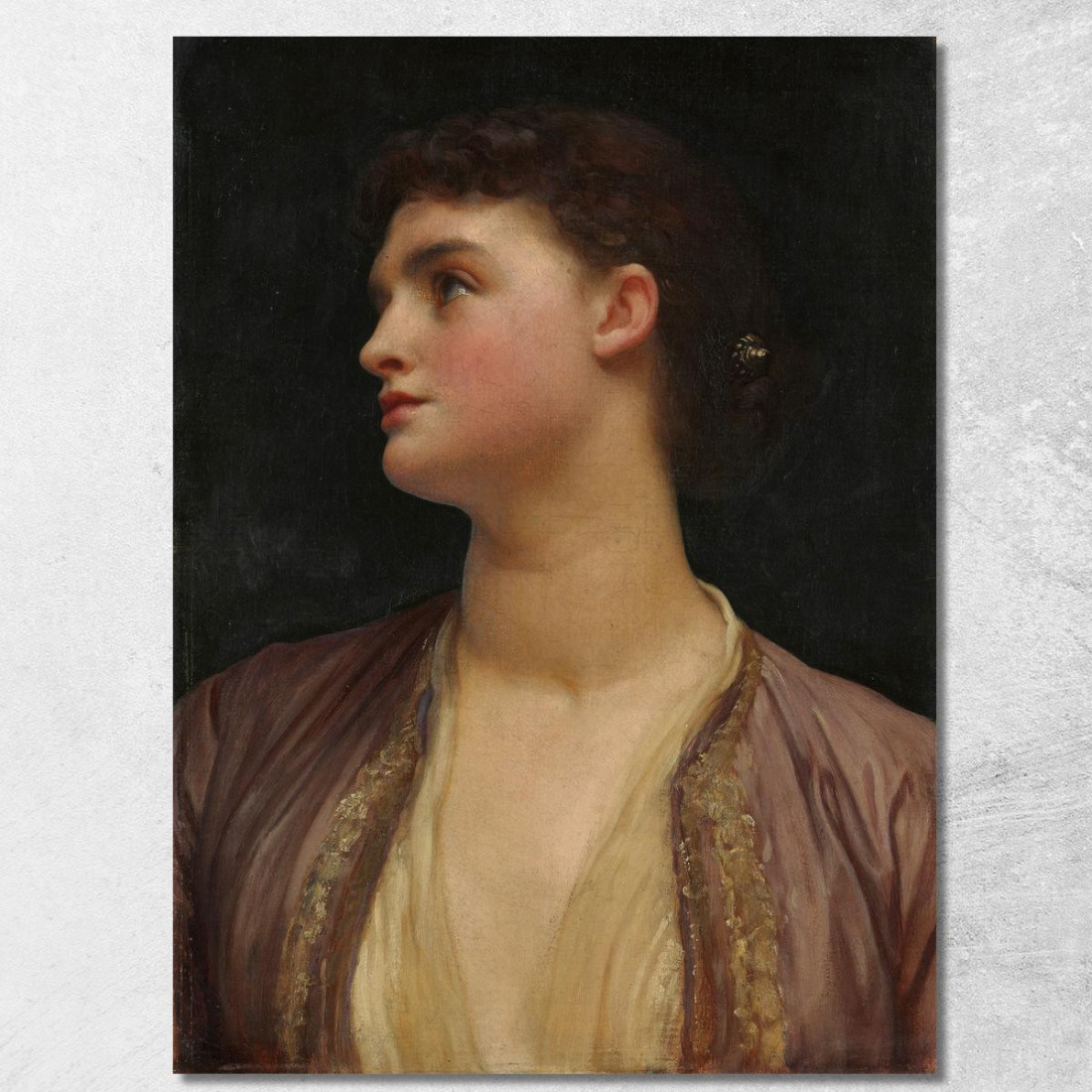 Lucia Frederic Leighton flg39 quadro stampato su tela