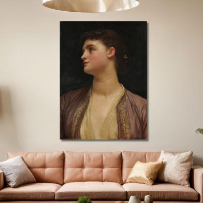 Lucia Frederic Leighton flg39 quadro stampato su tela