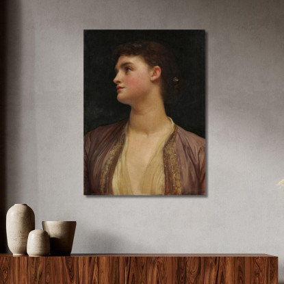 Lucia Frederic Leighton flg39 quadro stampato su tela