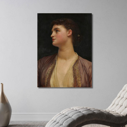 Lucia Frederic Leighton flg39 quadro stampato su tela