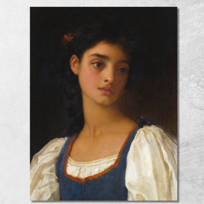 Nicandra Frederic Leighton flg43 quadro stampato su tela