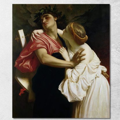 Orfeo Ed Euridice Frederic Leighton flg44 quadro stampato su tela