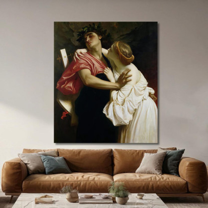Orfeo Ed Euridice Frederic Leighton flg44 quadro stampato su tela