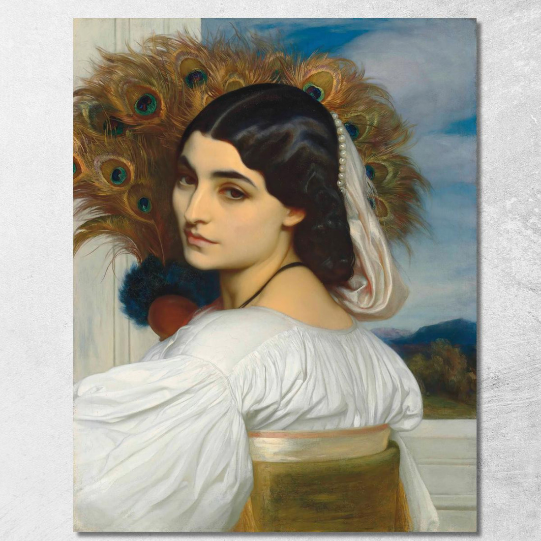 Pavonia Frederic Leighton flg46 quadro stampato su tela