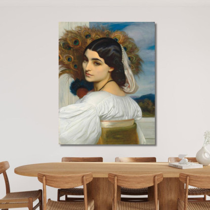 Pavonia Frederic Leighton flg46 quadro stampato su tela