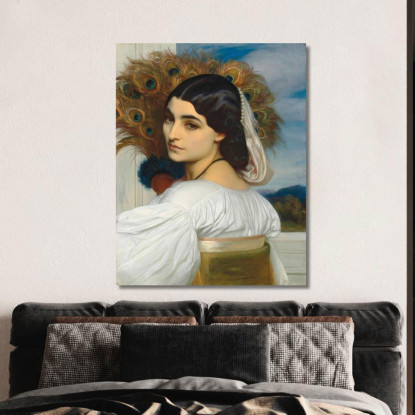Pavonia Frederic Leighton flg46 quadro stampato su tela
