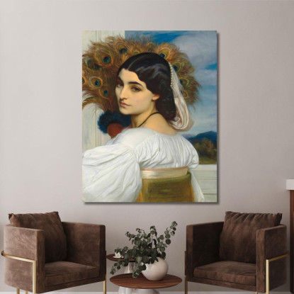 Pavonia Frederic Leighton flg46 quadro stampato su tela