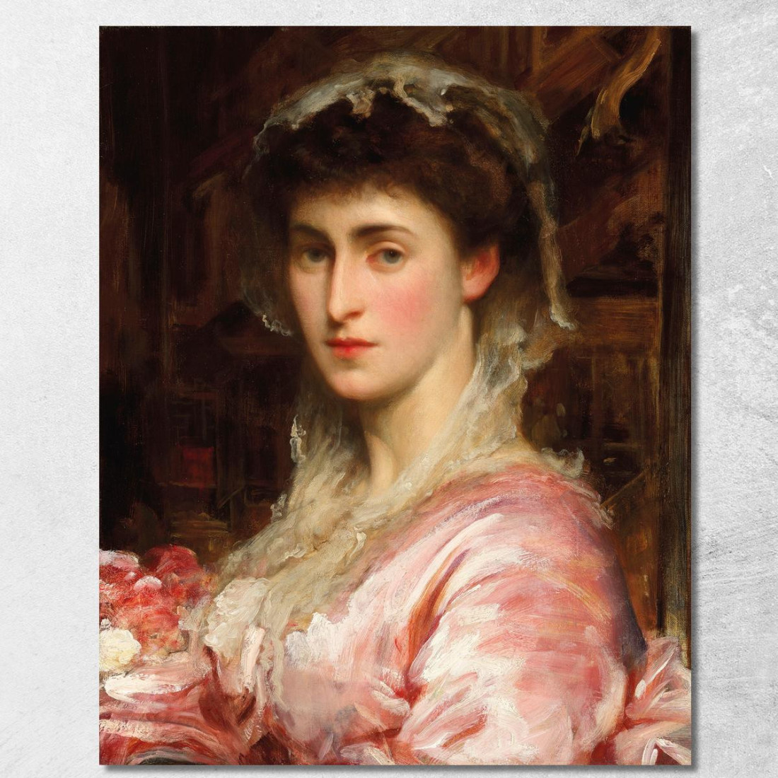Ritratto Di Maggio Sartoris Frederic Leighton flg50 quadro stampato su tela