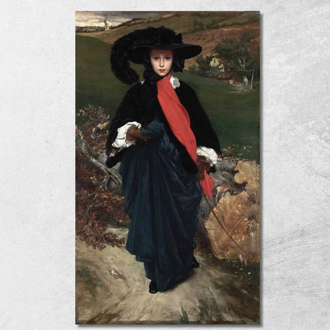 Ritratto Di Maggio Sartoris Frederic Leighton flg51 quadro stampato su tela