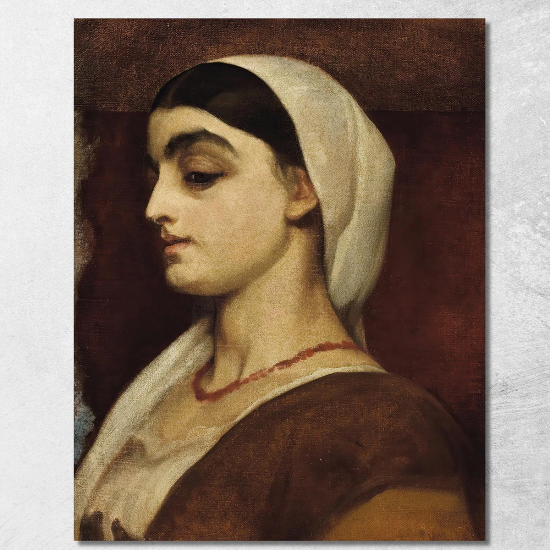 Ritratto Di Stella Frederic Leighton flg52 quadro stampato su tela