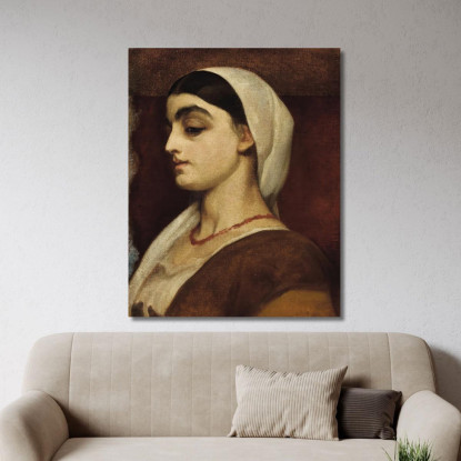 Ritratto Di Stella Frederic Leighton flg52 quadro stampato su tela