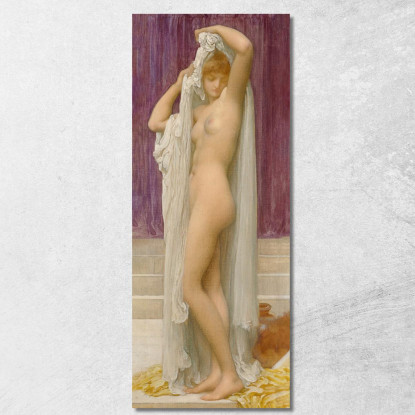 Il Bagno Di Psiche Frederic Leighton flg56 quadro stampato su tela