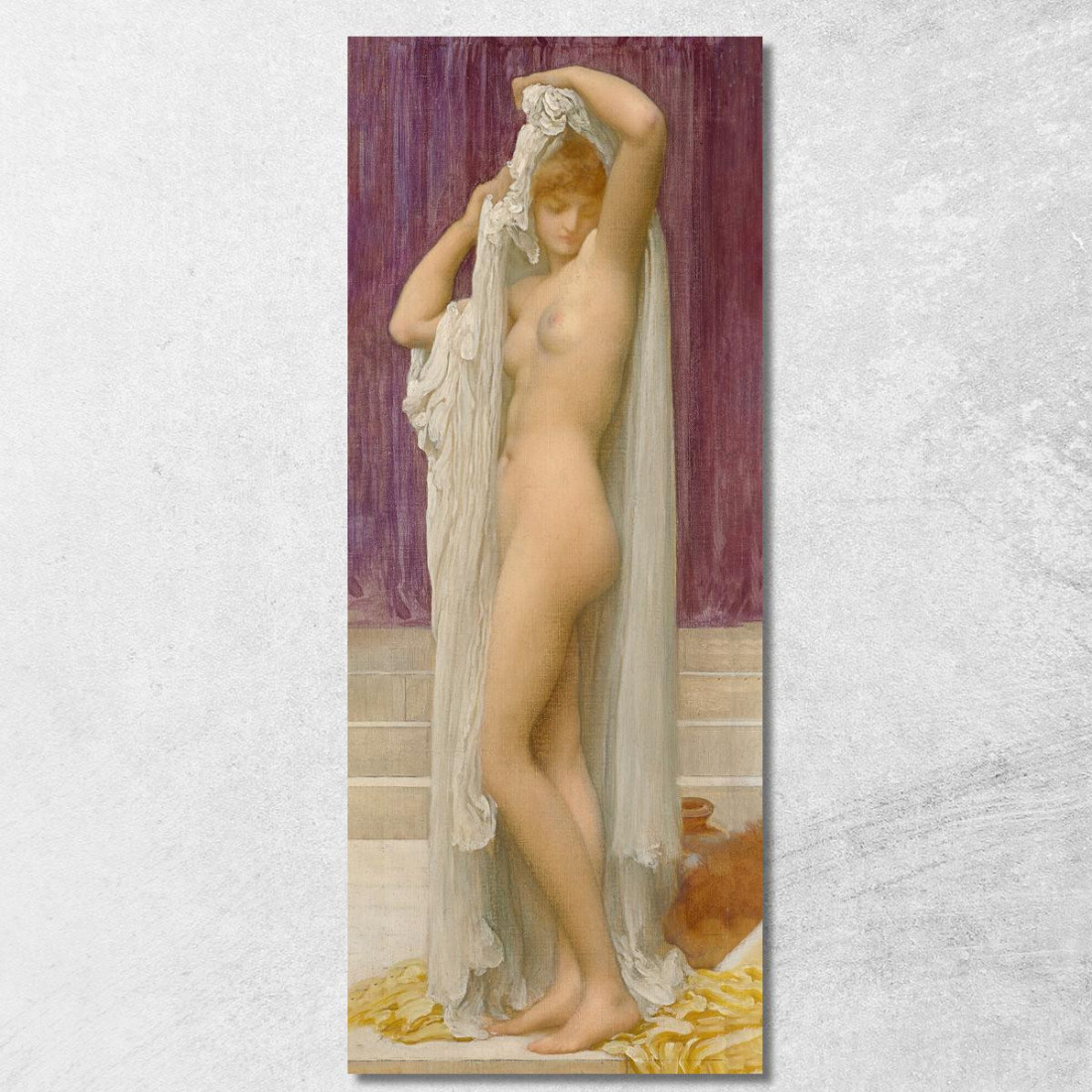 Il Bagno Di Psiche Frederic Leighton flg56 quadro stampato su tela