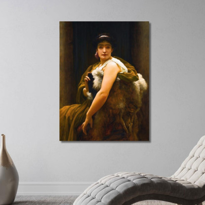 Tra Speranza E Paura Frederic Leighton flg63 quadro stampato su tela