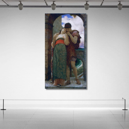 Sposato Frederic Leighton flg67 quadro stampato su tela
