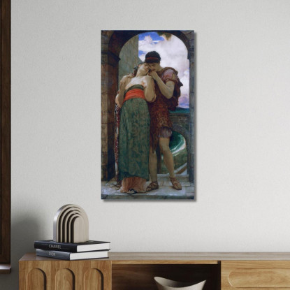 Sposato Frederic Leighton flg67 quadro stampato su tela
