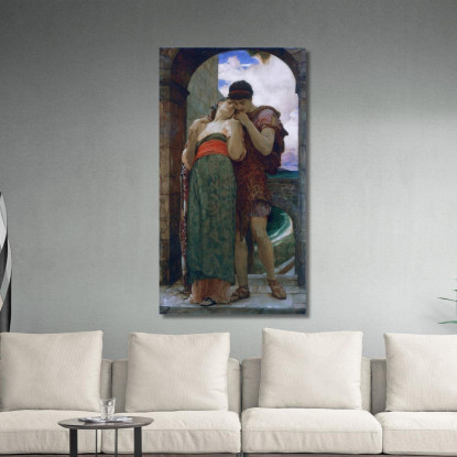 Sposato Frederic Leighton flg67 quadro stampato su tela
