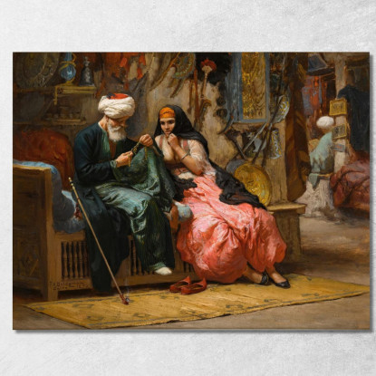 Un Gioiello Prezioso Frederick Arthur Bridgman fab3 quadro stampato su tela