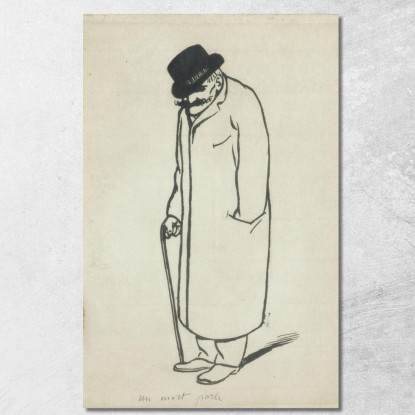 Un Morto Che Parla Félix Vallotton fvl1 quadro stampato su tela