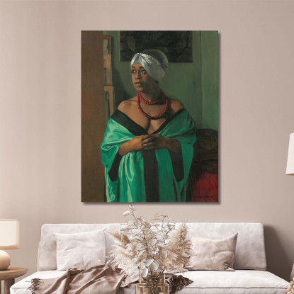 Aisha Félix Vallotton fvl4 quadro stampato su tela