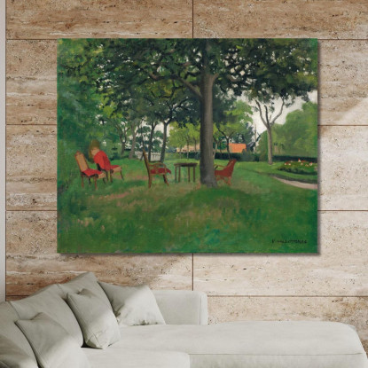 Poltrone Varengeville Félix Vallotton fvl32 quadro stampato su tela
