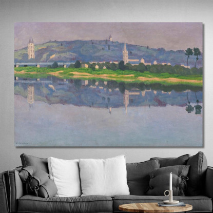 Oudon-Sur-Loire Félix Vallotton fvl42 quadro stampato su tela