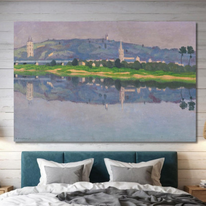 Oudon-Sur-Loire Félix Vallotton fvl42 quadro stampato su tela
