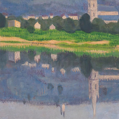 Oudon-Sur-Loire Félix Vallotton fvl42 quadro stampato su tela