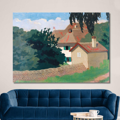 Ricordo Da Romanel Félix Vallotton fvl44 quadro stampato su tela