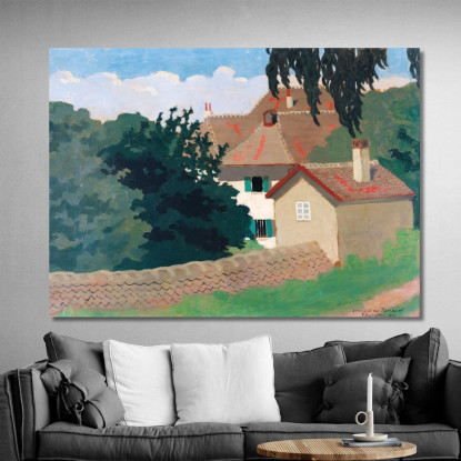 Ricordo Da Romanel Félix Vallotton fvl44 quadro stampato su tela