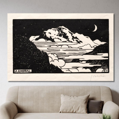 La Vergine Félix Vallotton fvl56 quadro stampato su tela